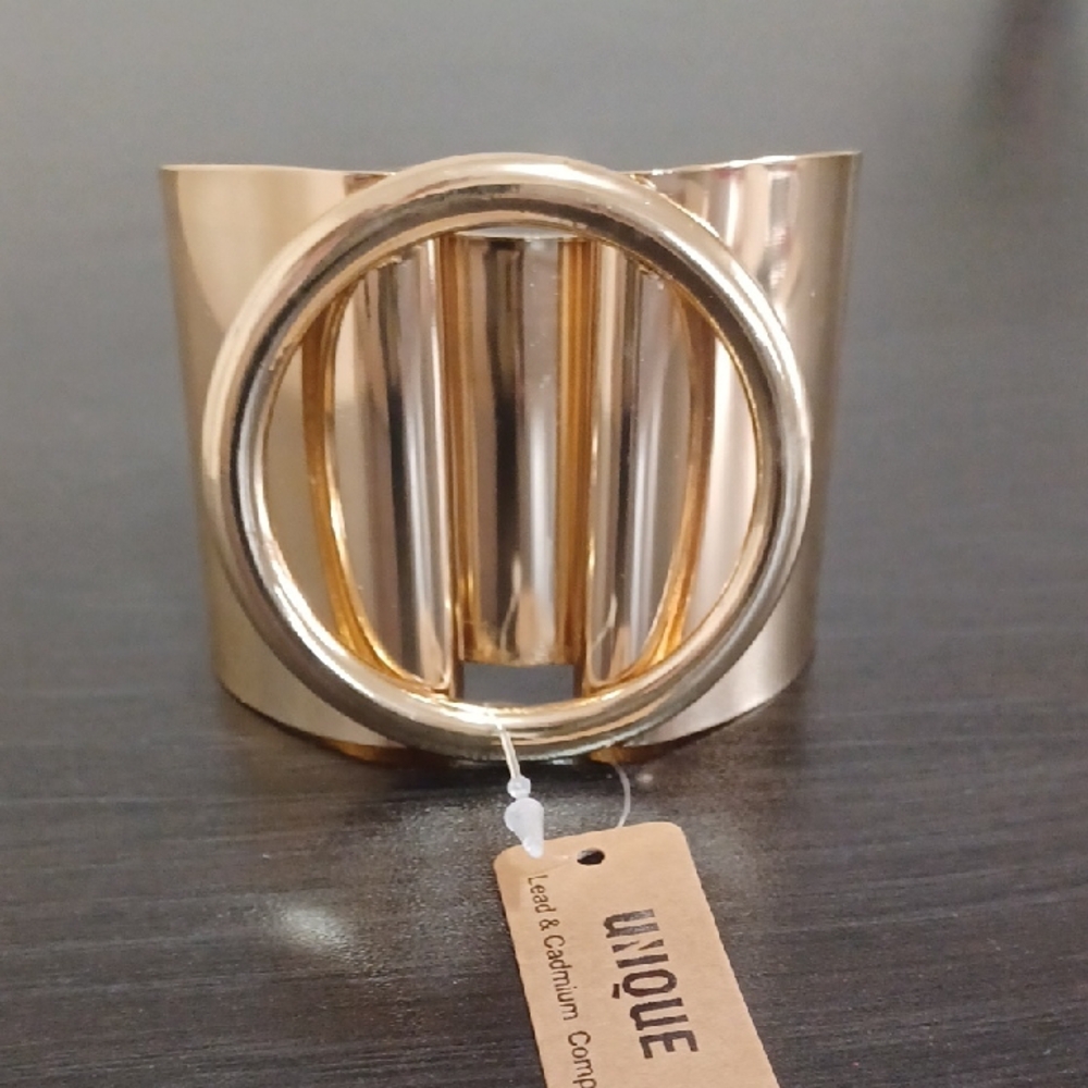 Unique Gold Cuff Bracelet